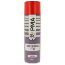 Engine Enamel Paint Red Aerosol 500ml PMA PCPA1040 (Engine Paint)