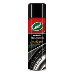 Black In A Flash Aerosol - 500ml TURTLE WAX 51777 (Trim Cleaner)