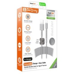 GadJet 3 Metre Type-C Cable CA29 (Sundries - Phone Connectivity)