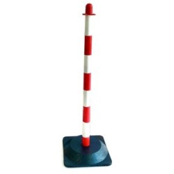Prosol Barrier Chain Post with Rubber Base RCP3292-RW (Barriers)