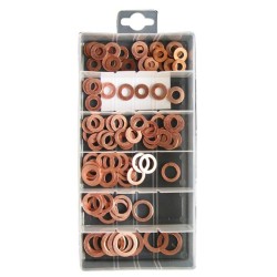 Copper Washers - Assorted - Pack Of 100 PEARL CONSUMABLES PXP124
