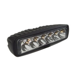12/24V Slimline LED Work Lamp - 6 x 3W MAYPOLE MP5069 (Lighting)