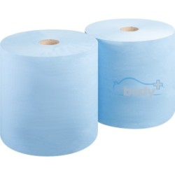 Blue Bumper Roll - 400m x 280mm BODY PLUS BDP00180 (Wiping Roll)