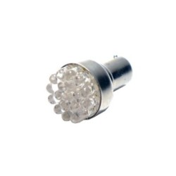Autolamps 12V BA15S 19-LED Bulb LED382RT (LED Bulbs) Colour Red