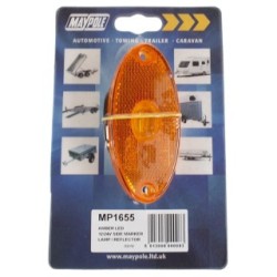 Maypole Slim Line Oval LED Marker & Reflector MP1655 (Lighting)