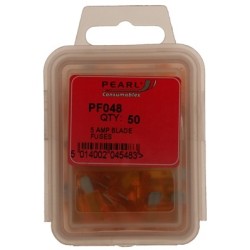Pearl Standard Blade Fuses PEARL CONSUMABLES PF048 Amps 5A