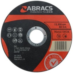 Van Line ABRACS Proflex Extra Thin Flat Cutting Disc 10 Pack WCP106 (Bench Grinder Brushes Wheels)