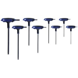 Hex Key Set - Ball Plus L-Handle - Metric - 8 Piece CARLYLE HAND TOOLS LHHBS8M (Hex Keys)