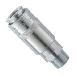 Airflow Coupling - Male Thread R - 1/4 (Skin Packed) PCL AC21CM05 (Airline Connector)