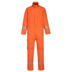 Bizflame Work Stretch Panelled Coverall PORTWEST FR501ORRXXXL (Overalls & Coveralls)