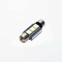 LED Bulb - 12V Festoon Canbus Perfect 2-LED - White AUTOLAMPS LEDC239T (LED Bulbs)