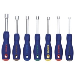 Nut Driver Set - Metric - 7 Piece CARLYLE HAND TOOLS NDS7M (Hose Clip Drivers)