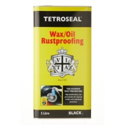 Tetrosyl Tetroseal Wax Oil Rustproof Black - 5 Litre TWO008 (Rust Treatments)