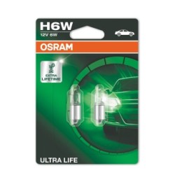 Performance Bulbs - H6W (434L) BAX9 - Halogen - ULTRA LIFE OSRAM 64132ULT-02B
