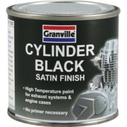 Brush On Paint - Cylinder Paint - Black Satin GRANVILLE 0246 (Engine Paint)