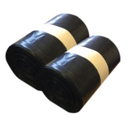 Heavy Duty Black Refuse Sacks - Two Rolls of 50 ALPHA ALPHA104B (Bin Bags)