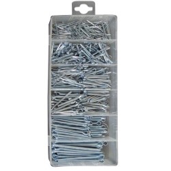 Cotter Pins - Assorted - Pack Of 555 PEARL CONSUMABLES PXP132 (Split Pins)