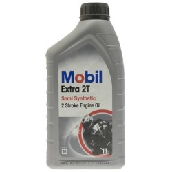 Mobil Extra 2T - 2 Stroke - Semi Synthetic - 1 Litre 142350 (2-Stroke Oil)