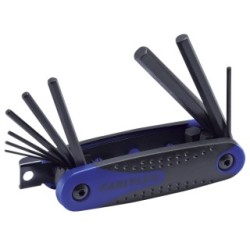 Hex Key Set - Folding Short - Metric CARLYLE HAND TOOLS HKFMS9 (Hex Keys)