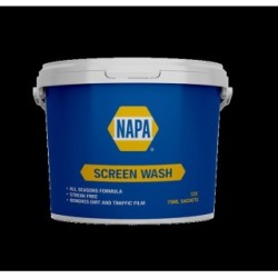SCREENWASH BUCKET 75ml X72 SACHETS NAPA CONSUMABLES NSW7275 (Screen Wash)