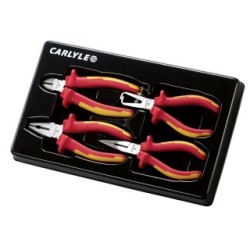 4Pc 152mm Insulated Plier Set VDE 1000 CARLYLE HAND TOOLS IPS4 (Pliers)