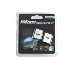 LED Bulb - 12V T10 Wedge Resistor Kit - White RING LED501RES (12V LED)