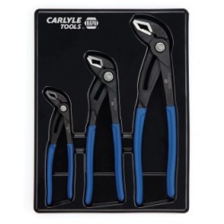 3PCs Adjustable Lock Jaw Plier Set CARLYLE HAND TOOLS PSAJ3 (Pliers)