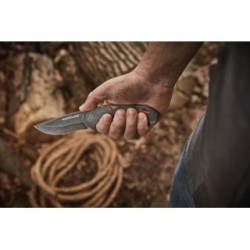 HARDLINE Folding Knife 89mm - Smooth -1pc MILWAUKEE 4932492453