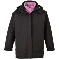 Ladies Elgin 3 in 1 Jacket PORTWEST S571BKRS (Coats & Jackets)
