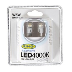 LED Bulb - 12V W5W 4000K-LED - White RING RW5014LED (12V LED)