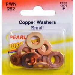 Copper Washers - Assorted Small - Pack Of 15 WOT-NOTS PWN262