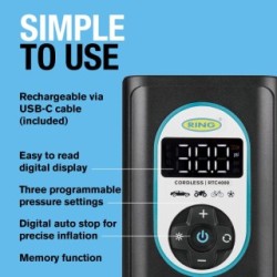 Ring RTC4000 Cordless Tyre Inflator RTC4000 (Tyre Inflator)