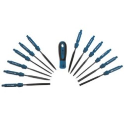 Precision File Set - 12 Piece LASER 5114D (Files & Handles)