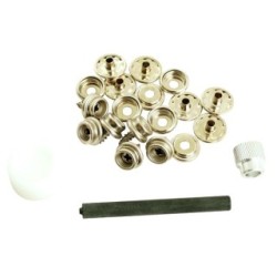 Press Stud Repair Kit - 15 Piece GUNSON 77116 (Consumables)