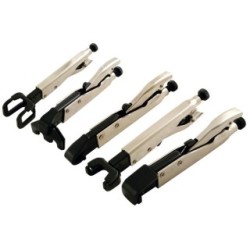 Grip On Clamp Set - 5 Piece POWER-TEC 91984 (Panel Repair)