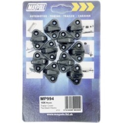 Trailer Cover Plastic Tie Down Hooks MAYPOLE 994A (Covers)