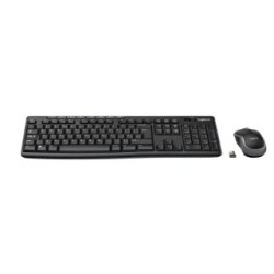 Wireless Keyboard & Mouse Desk Set - Black LYRECO 11333447