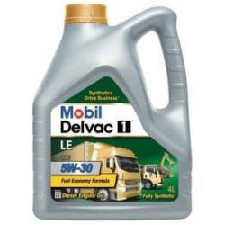 Mobil Delvac 1 Le 5W30 - 4 Litre 152252 (Fully Synthetic)