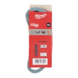 Sanding Belt 13x457 G80 -10pc MILWAUKEE 4932492882