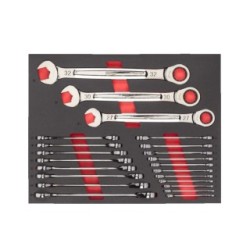 MAX BITE Ratcheting Metric Combination Spanner Set -22pc MILWAUKEE 4932493248 (Spanner Sets)