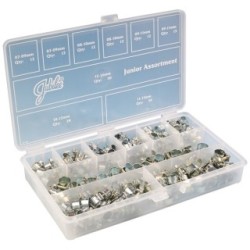 Junior Clip M/S Assortment - Pack of 165 JUBILEE JA165 (Junior Hose Clips)