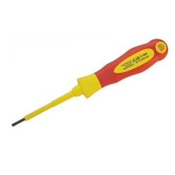 VDE Soft Grip Screwdriver - Slotted FAITHFULL FAISDVDE40 (Screwdriver)