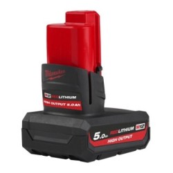 Milwaukee M12 5.0 Ah High Output Battery Pack 4932480165
