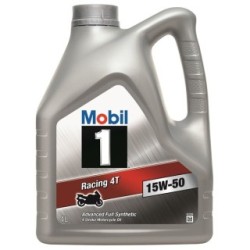 Mobil 1 racing 4T 15W50 - 4 Litre 157314 (4-Stroke Oil)
