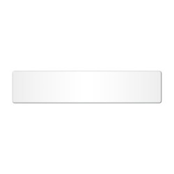 PET number plate component: 520 x 111mm JEPSON 10200101