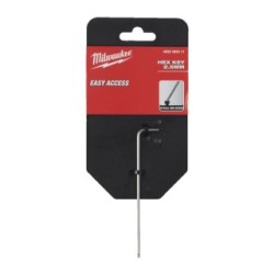 Hex Key - 2.5mm -1pc MILWAUKEE 4932492411 (Hex Keys)