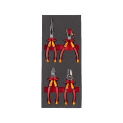VDE Pliers set foam insert -4pc MILWAUKEE 4932493250