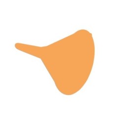 Funnel Set - Orange - 4 Piece LASER 5728B (Funnels)