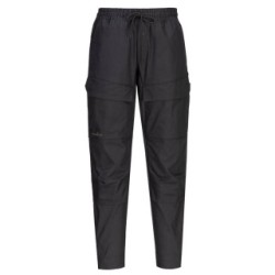 Drawstring Combat Trousers Black PORTWEST KX345BKRS