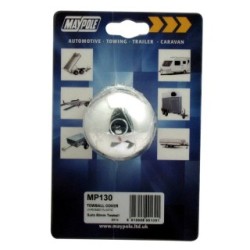 Towball Cover - Chrome MAYPOLE 130 (Towball Covers)